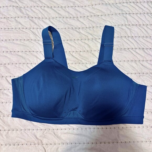 Nike Alpha 1X(C-E) Dri-FIT High-Support Padded Adjustable Sports Bra Blue - Picture 6 of 7